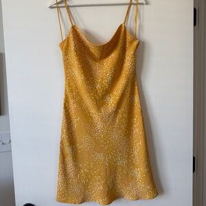 Express Yellow Mini Dress